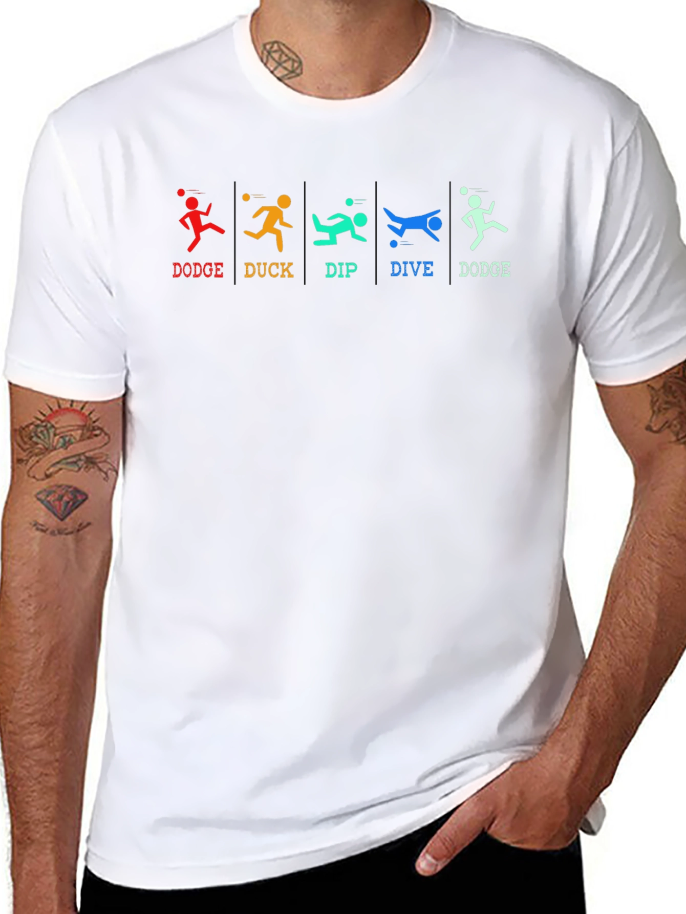 Dodge Duck Dip Dive Dodge Graphic T-Shirt