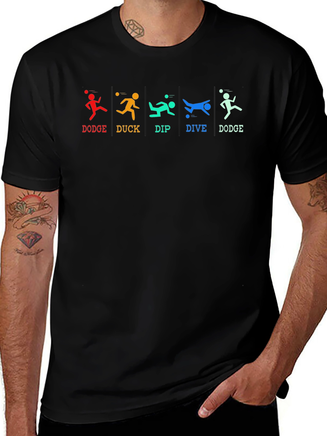 Dodge Duck Dip Dive Dodge Graphic T-Shirt