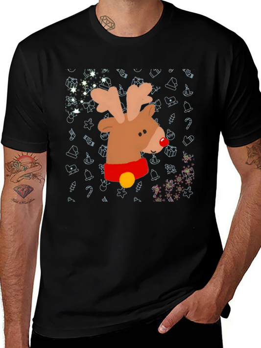 Festive Reindeer Christmas T-Shirt