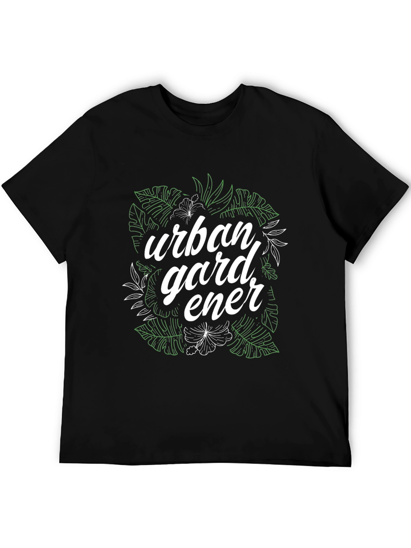 Urban Gardener Graphic T-Shirt - Black