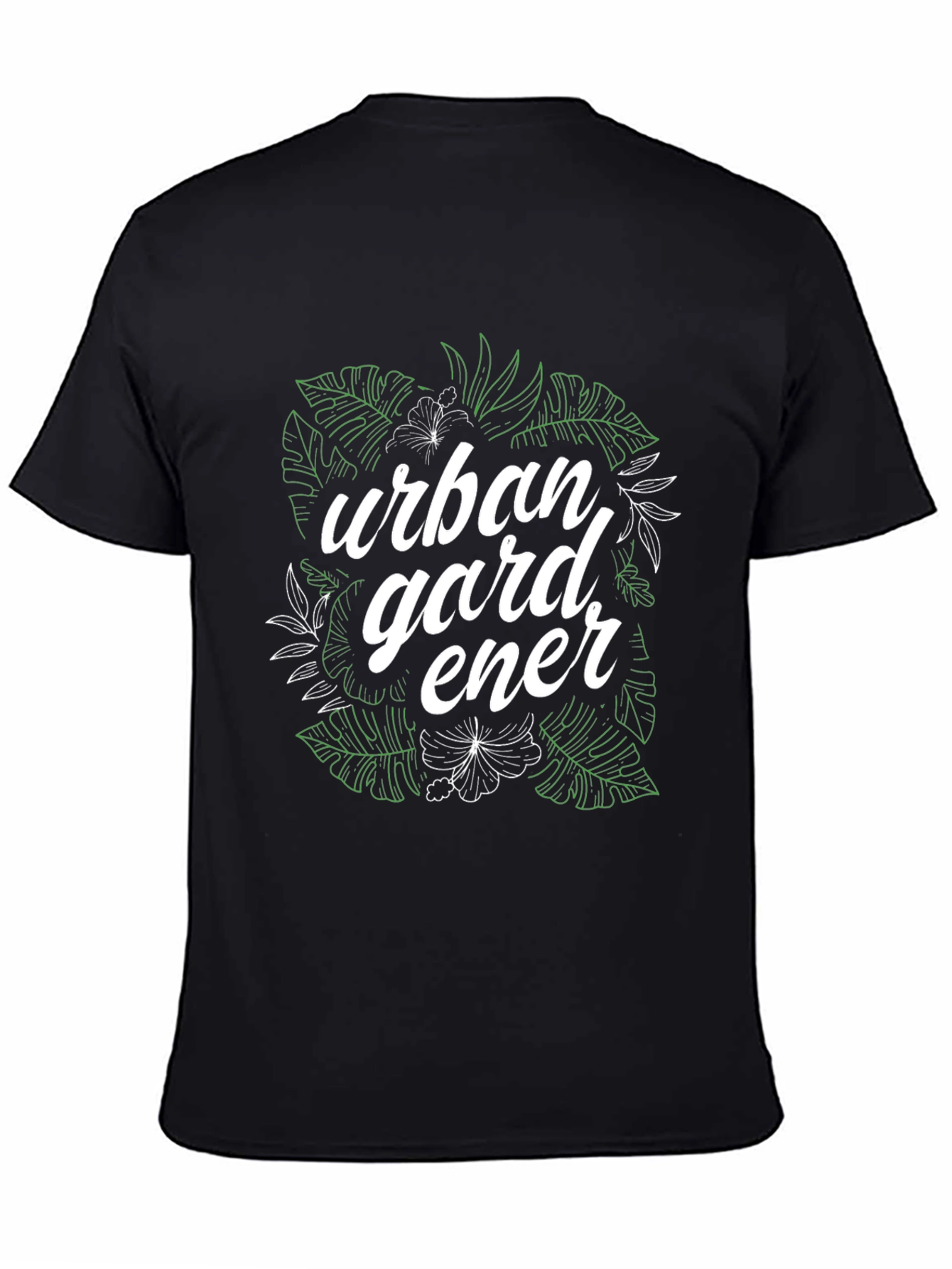 Urban Gardener Graphic T-Shirt - Black