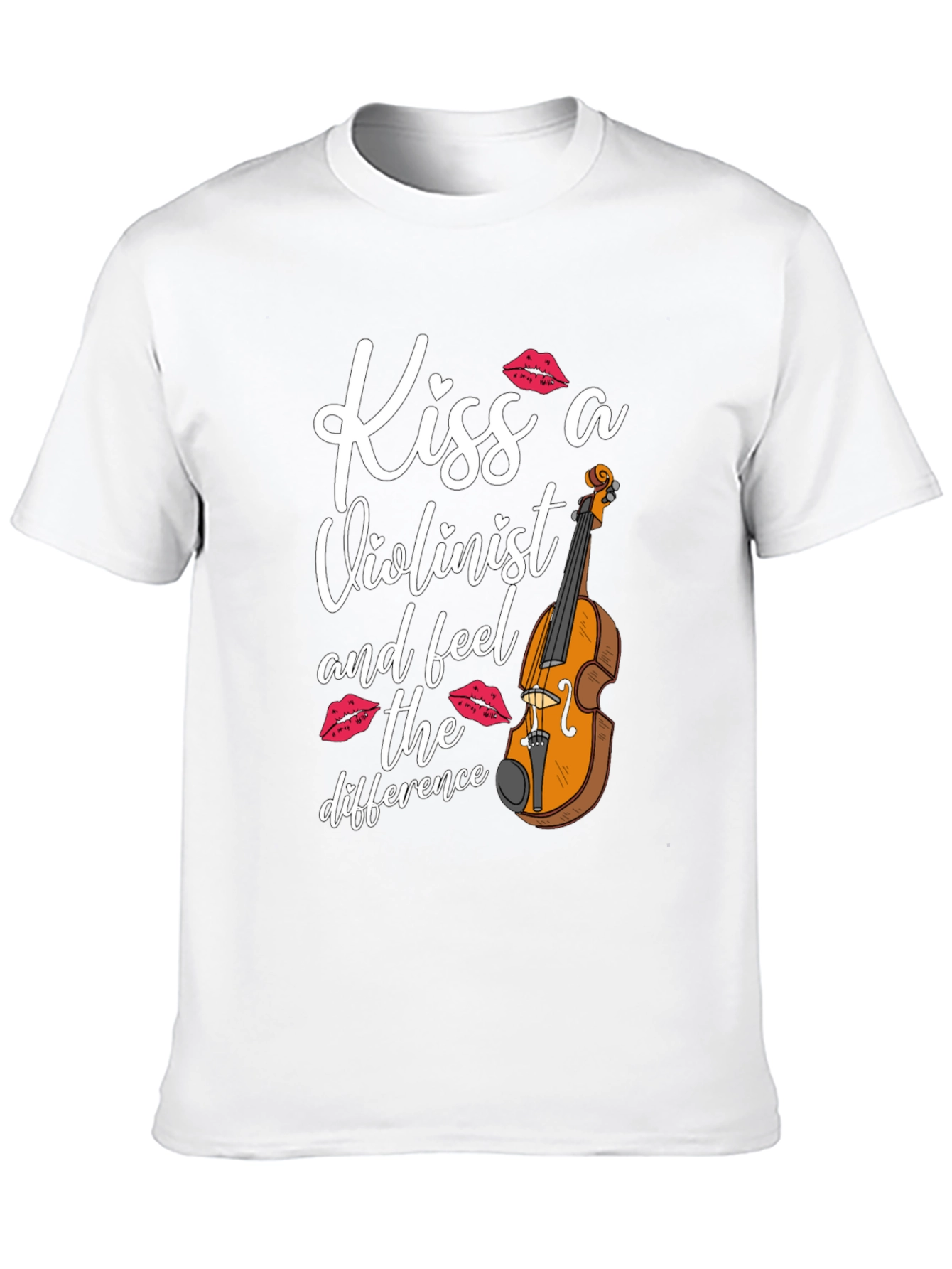 Kiss a Violinist T-Shirt - Musician Tee