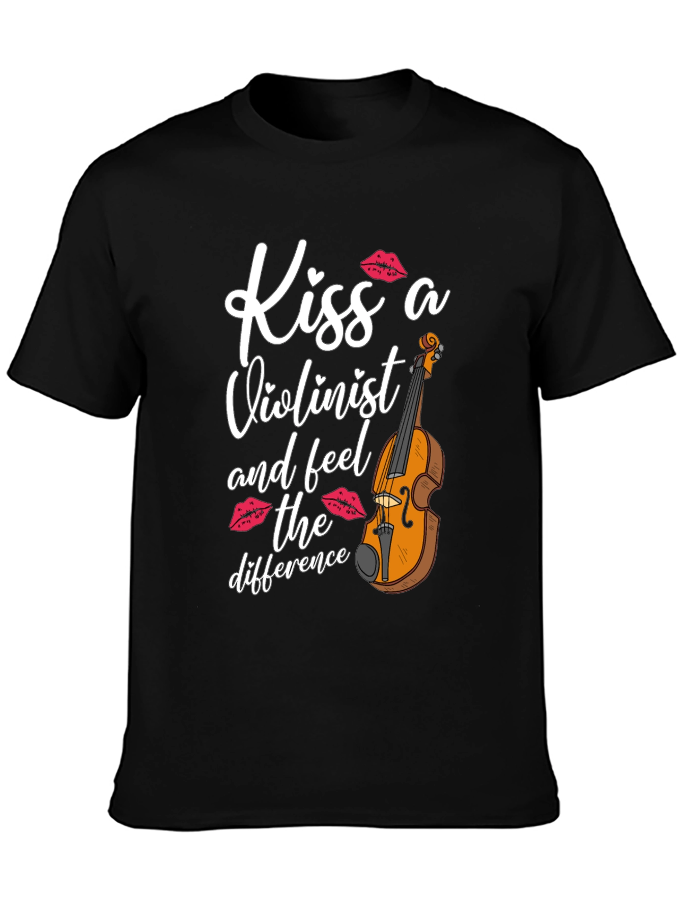 Kiss a Violinist T-Shirt - Musician Tee