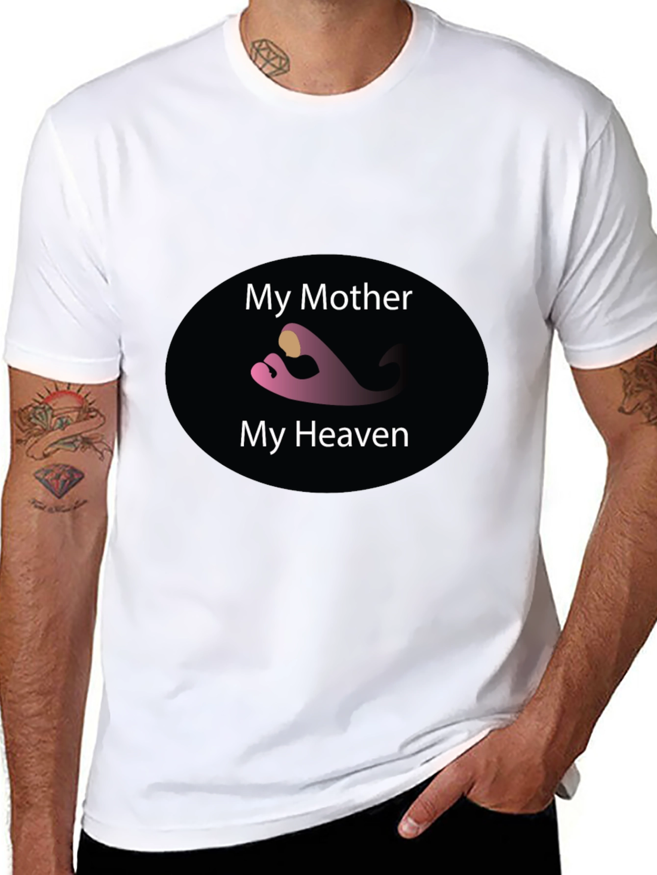 My Mother My Heaven Black T-Shirt