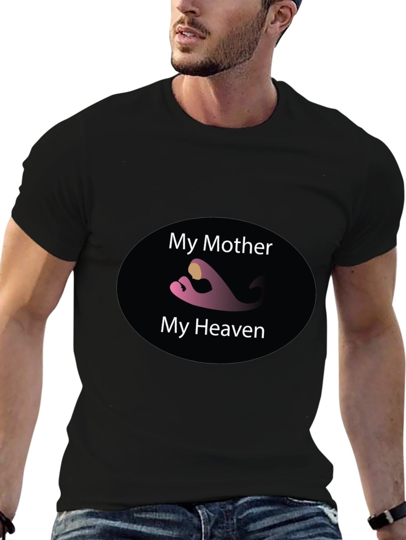My Mother My Heaven Black T-Shirt