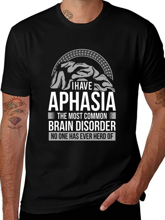 Aphasia Brain Disorder Graphic T-Shirt