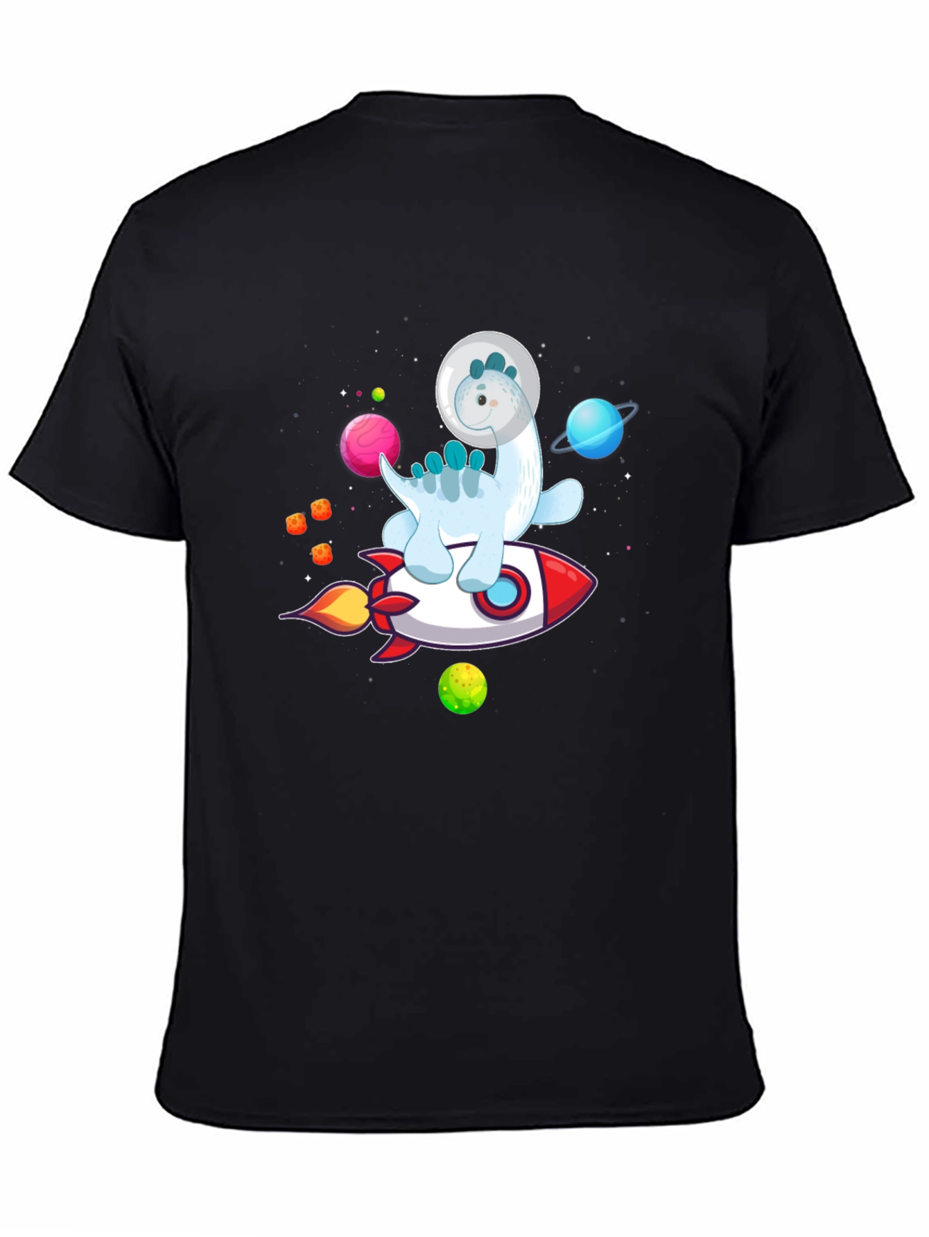 Astronaut Dinosaur Rocket T-Shirt