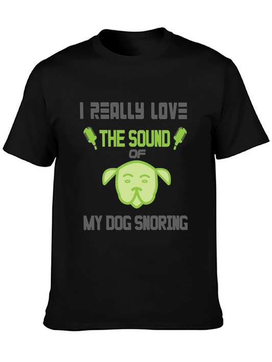 Funny Dog Snoring T-Shirt