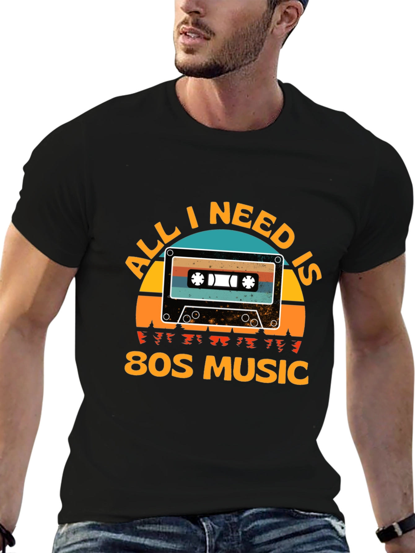 80s Music Cassette Graphic Tee