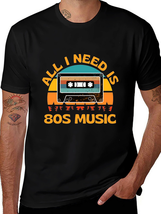 80s Music Cassette Graphic Tee