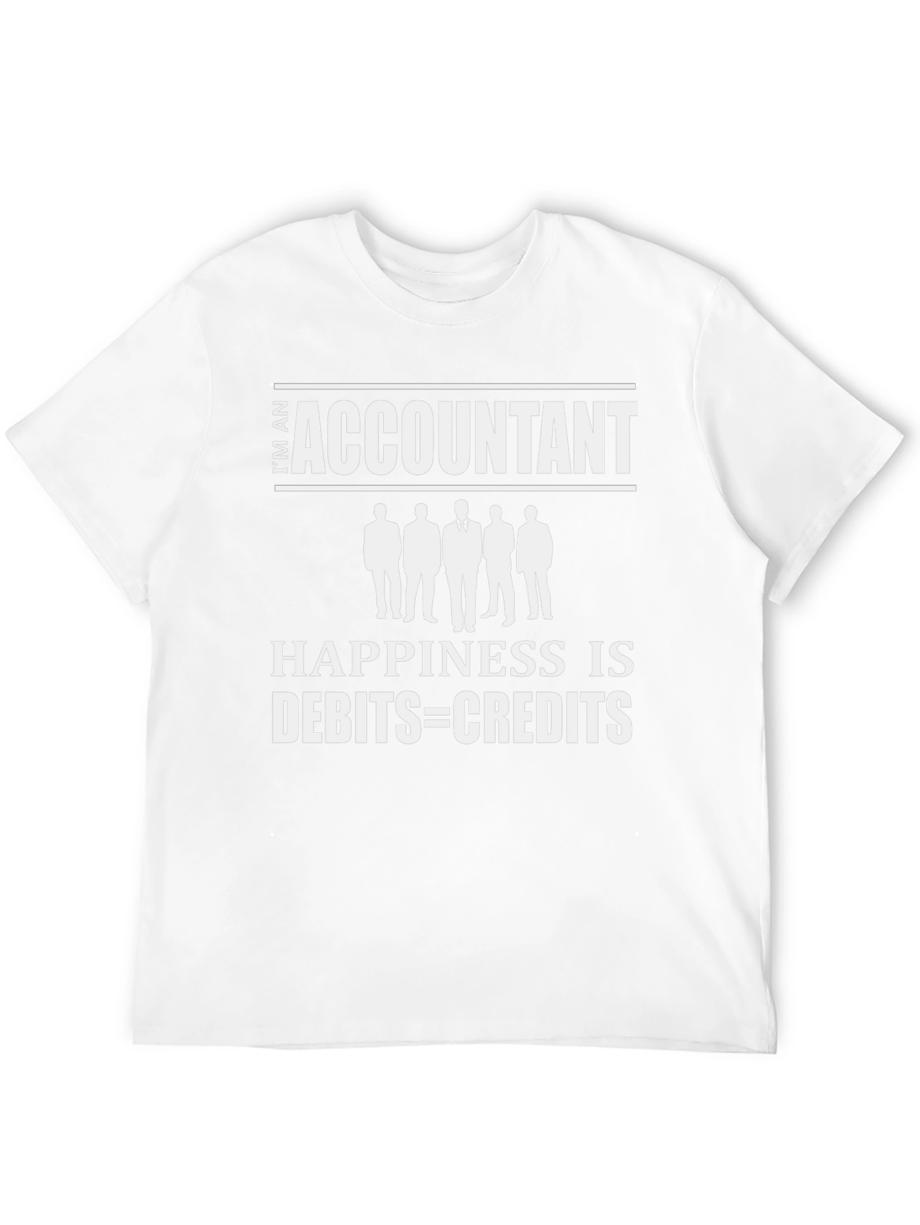 Accountant Happiness T-Shirt: Debits = Credits