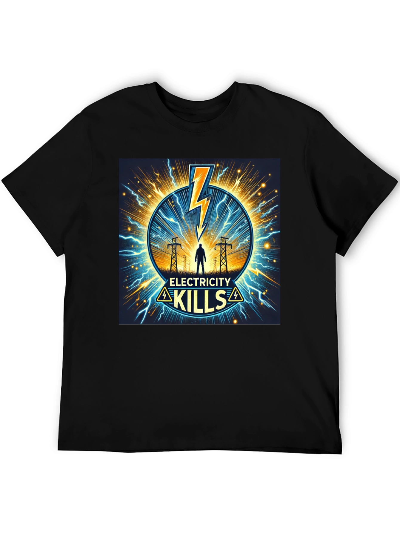 Electricity Kills Graphic T-Shirt