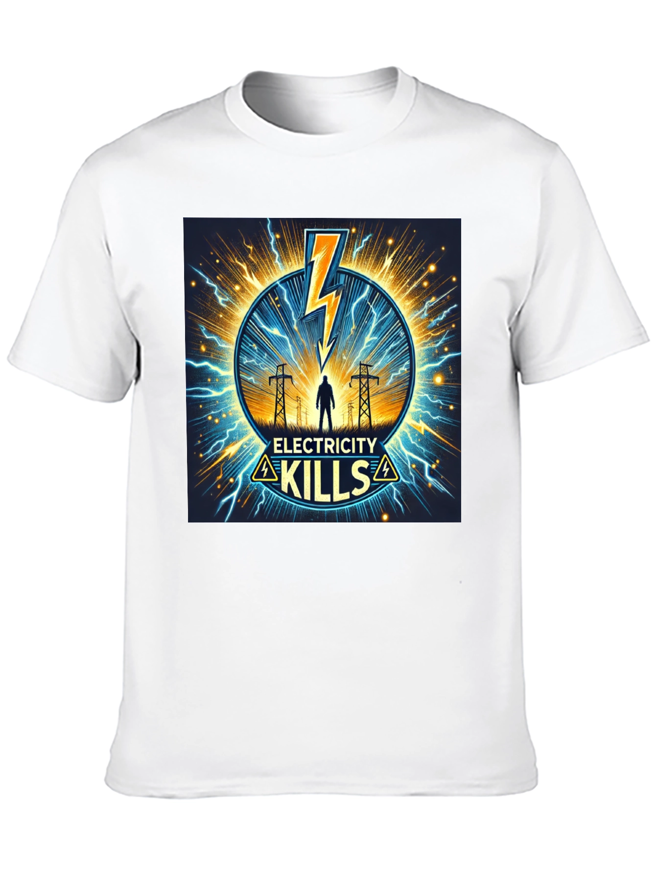 Electricity Kills Graphic T-Shirt