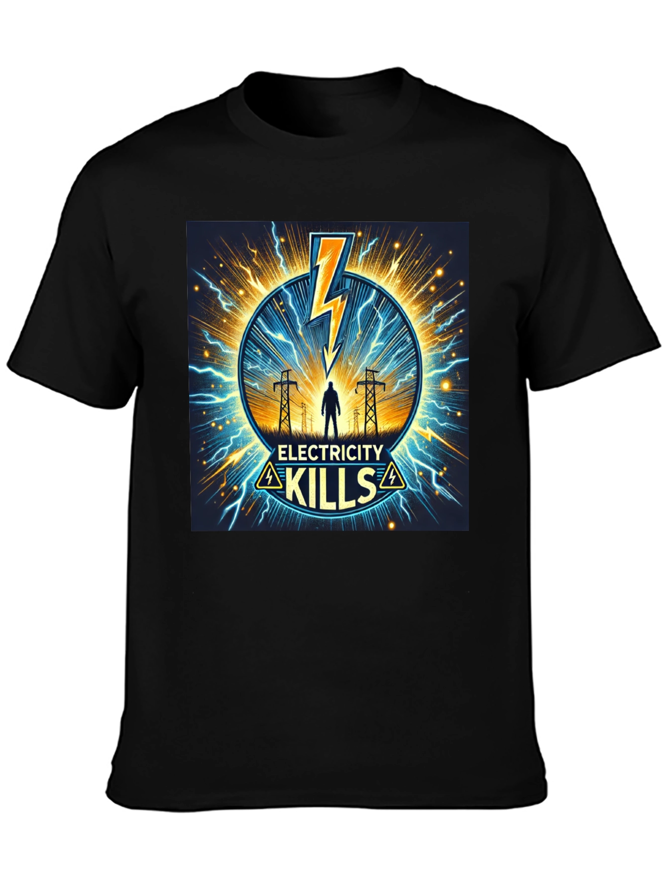 Electricity Kills Graphic T-Shirt