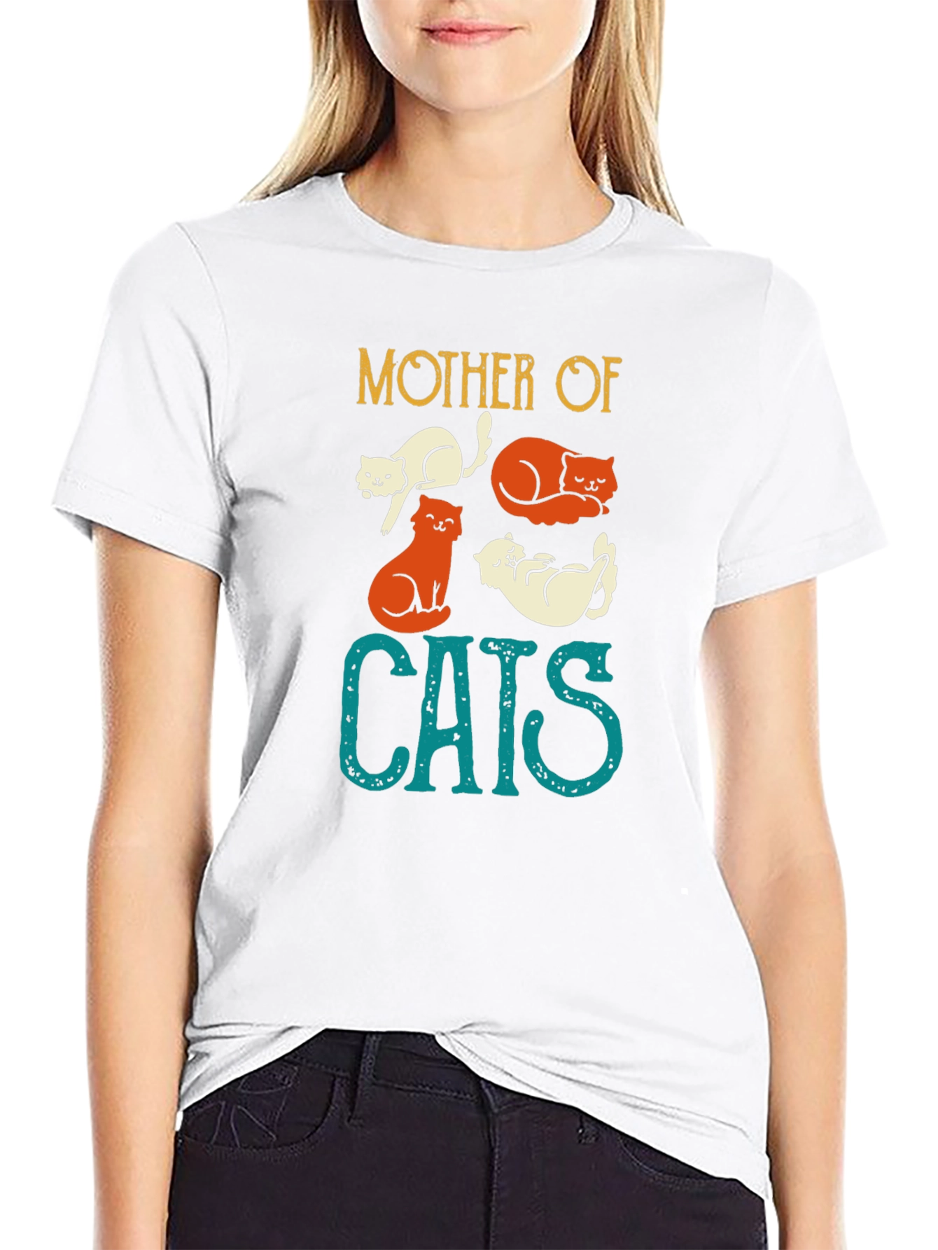 Mother Of Cats Graphic Tee