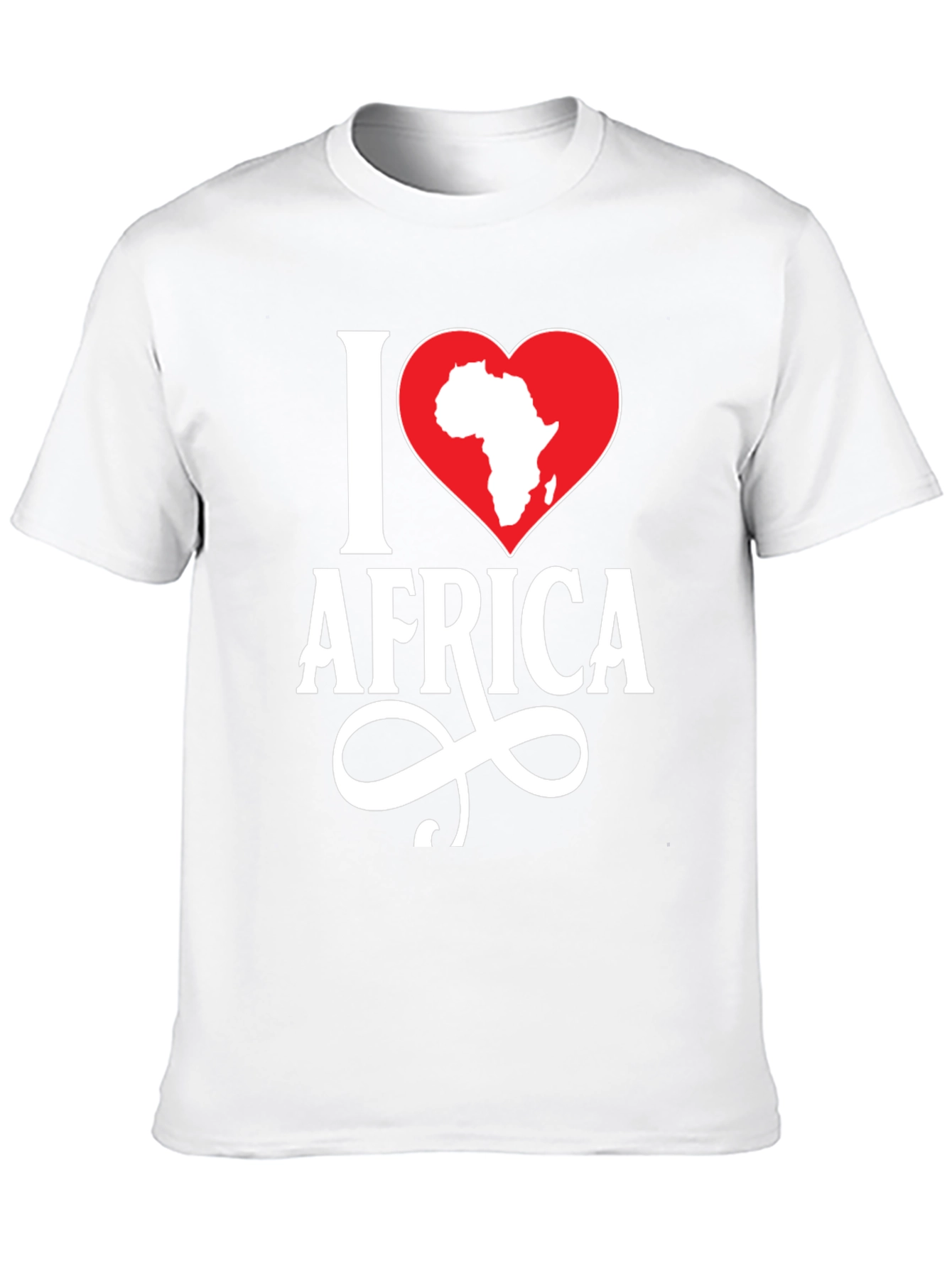 I Heart Africa T-Shirt - Black Cotton Tee