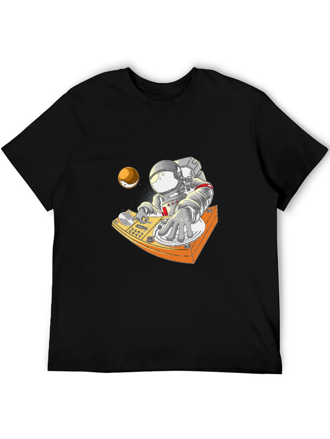 Astronaut DJ Graphic T-Shirt - Space Music Vibes