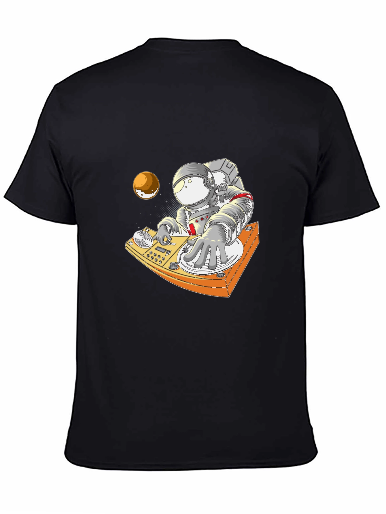 Astronaut DJ Graphic T-Shirt - Space Music Vibes