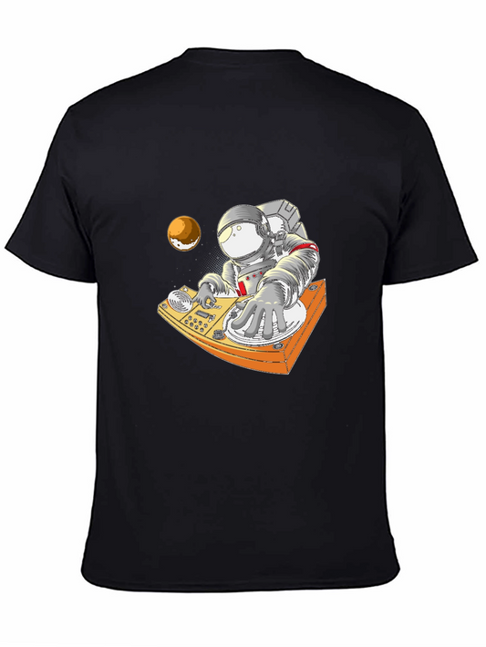 Astronaut DJ Graphic T-Shirt - Space Music Vibes
