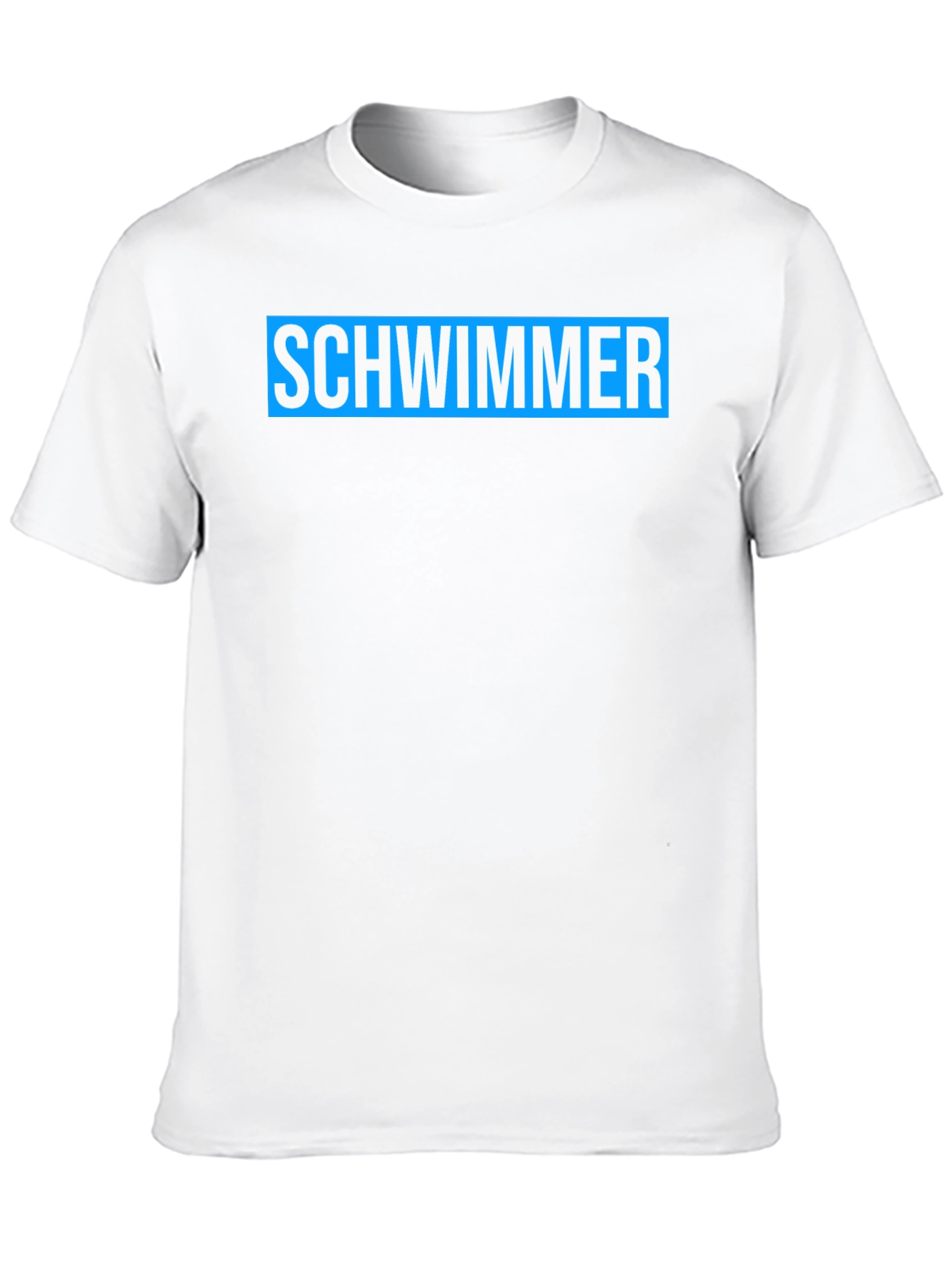 Schwimmer Graphic Tee - Black Cotton T-Shirt