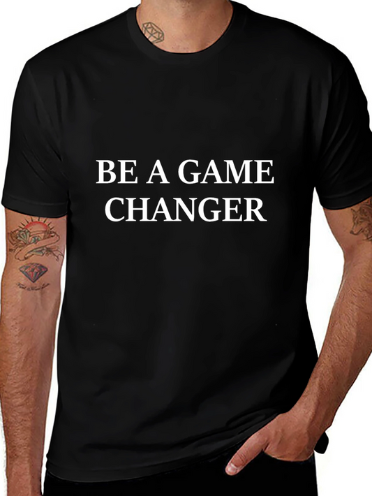 Be a Game Changer Graphic Tee - Black