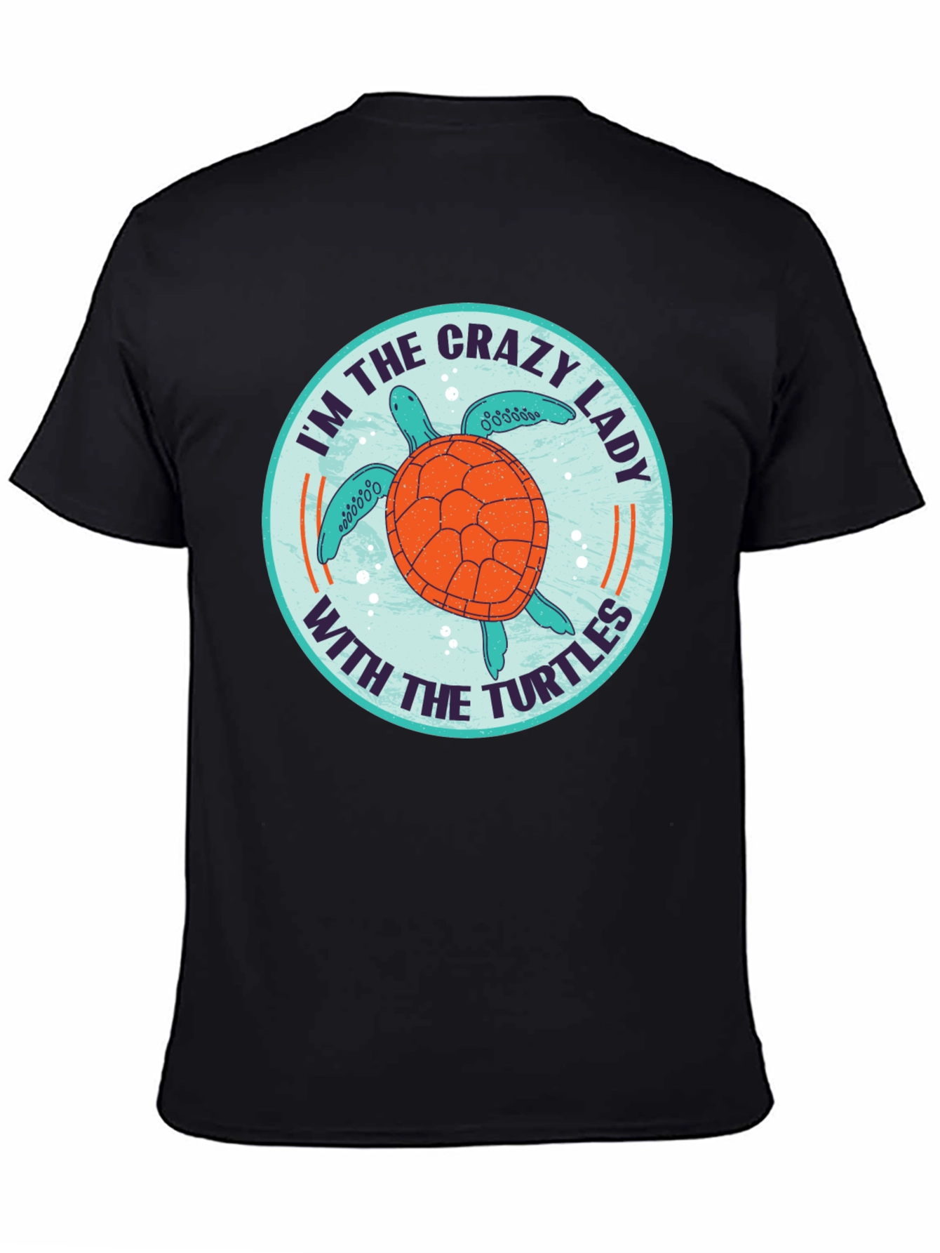 Crazy Lady With the Turtles T-Shirt