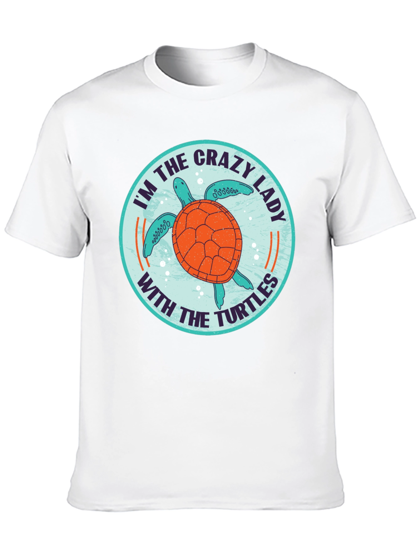 Crazy Lady With the Turtles T-Shirt