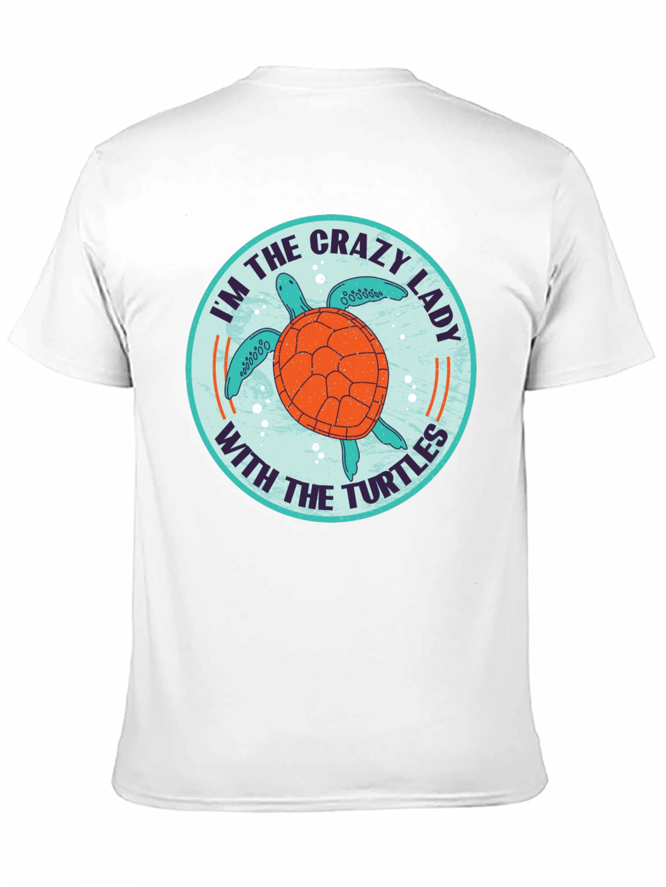 Crazy Lady With the Turtles T-Shirt
