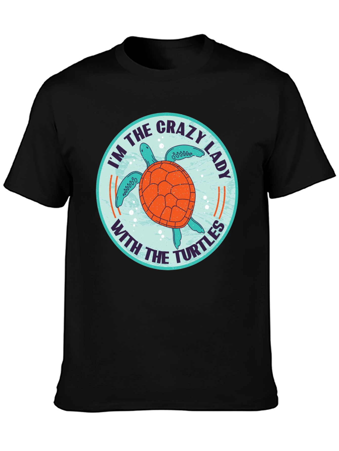Crazy Lady With the Turtles T-Shirt
