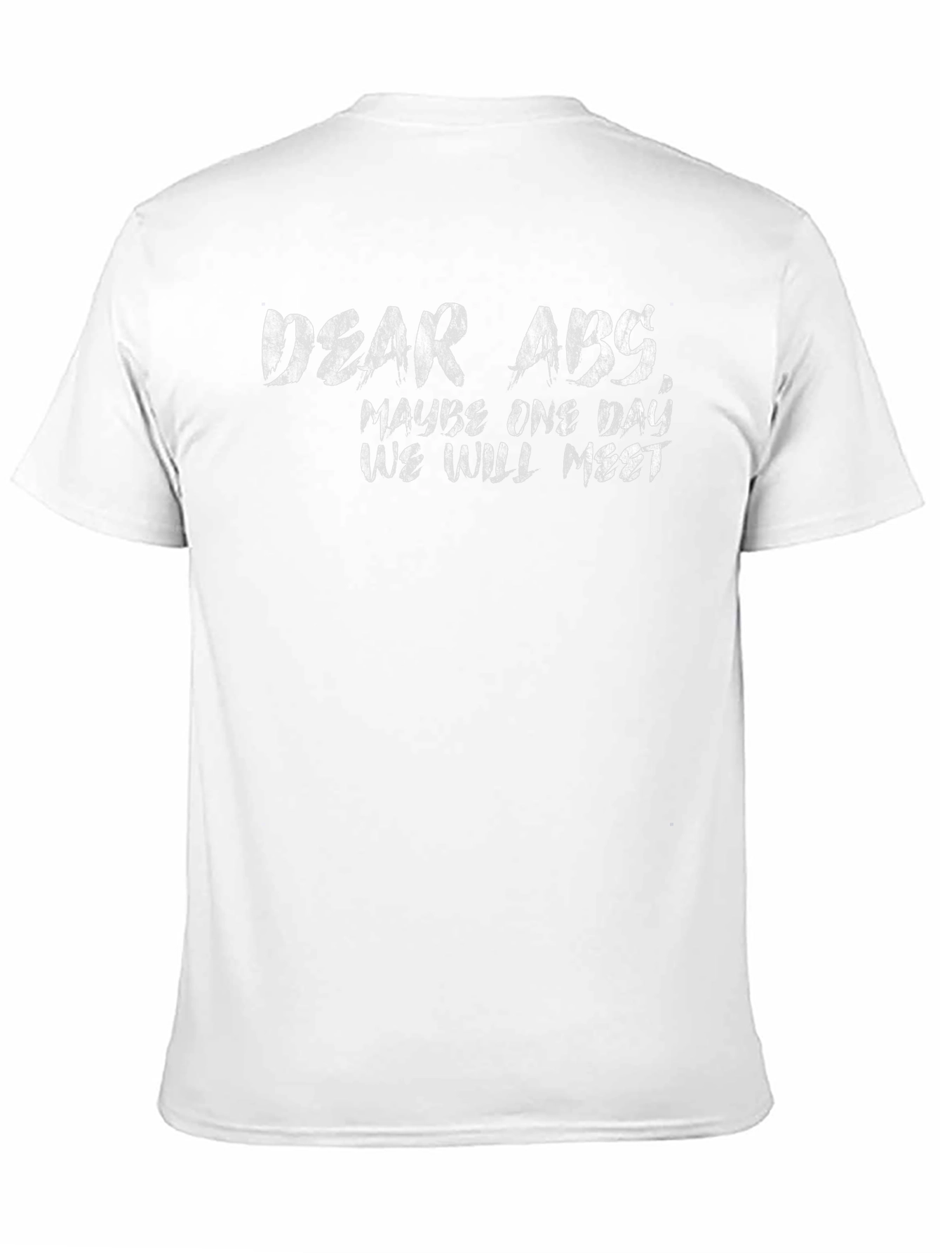 Dear Abs Funny Graphic T-Shirt - Black