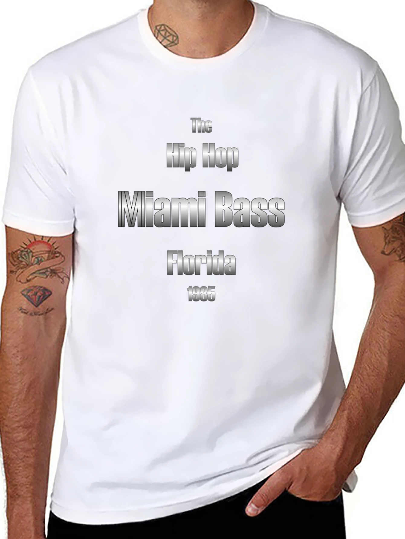 Miami Bass Florida 1985 Hip Hop T-Shirt