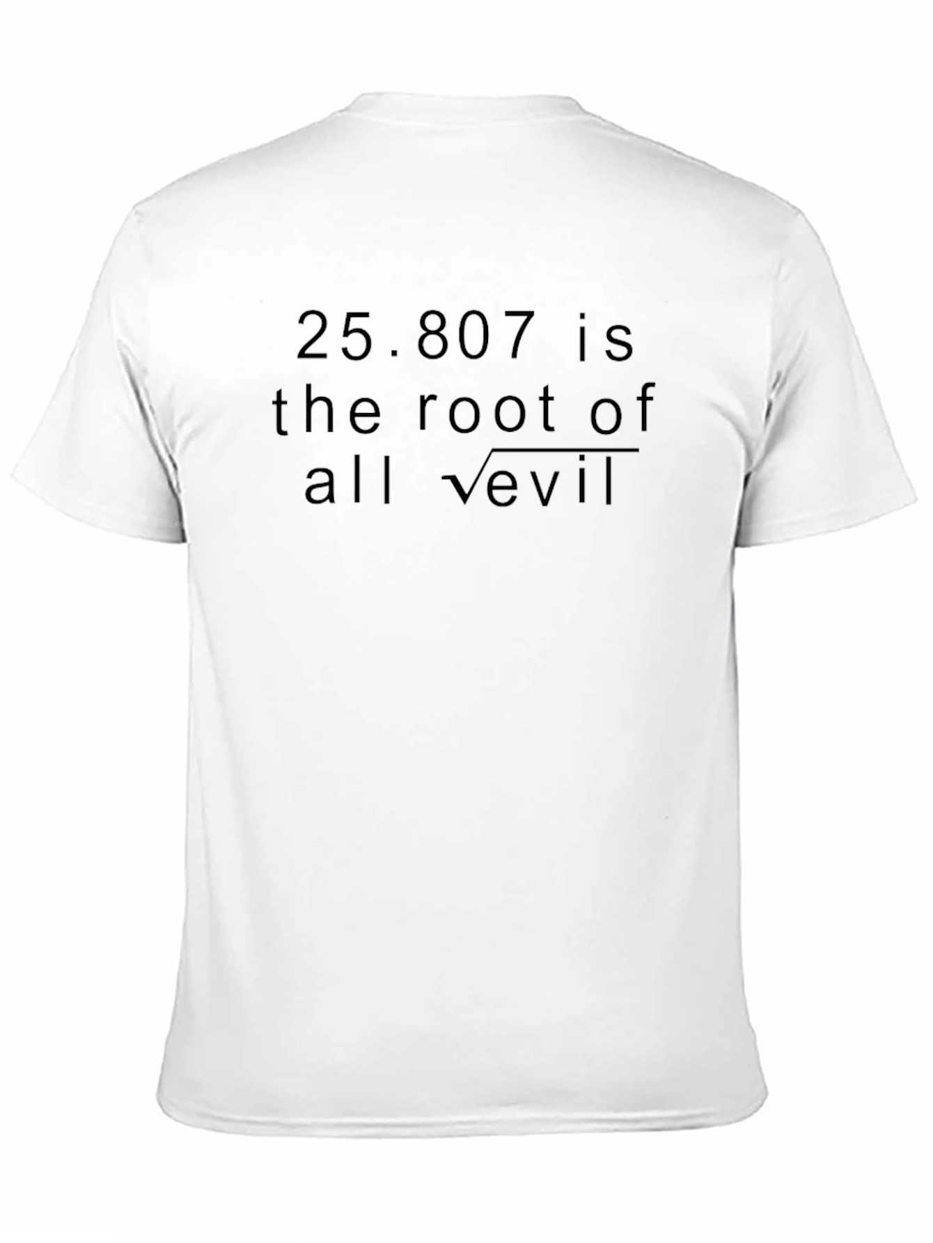 Math Humor T-Shirt - Evil Root