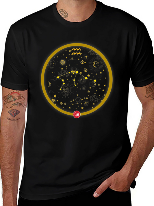 Aquarius Constellation Graphic Tee