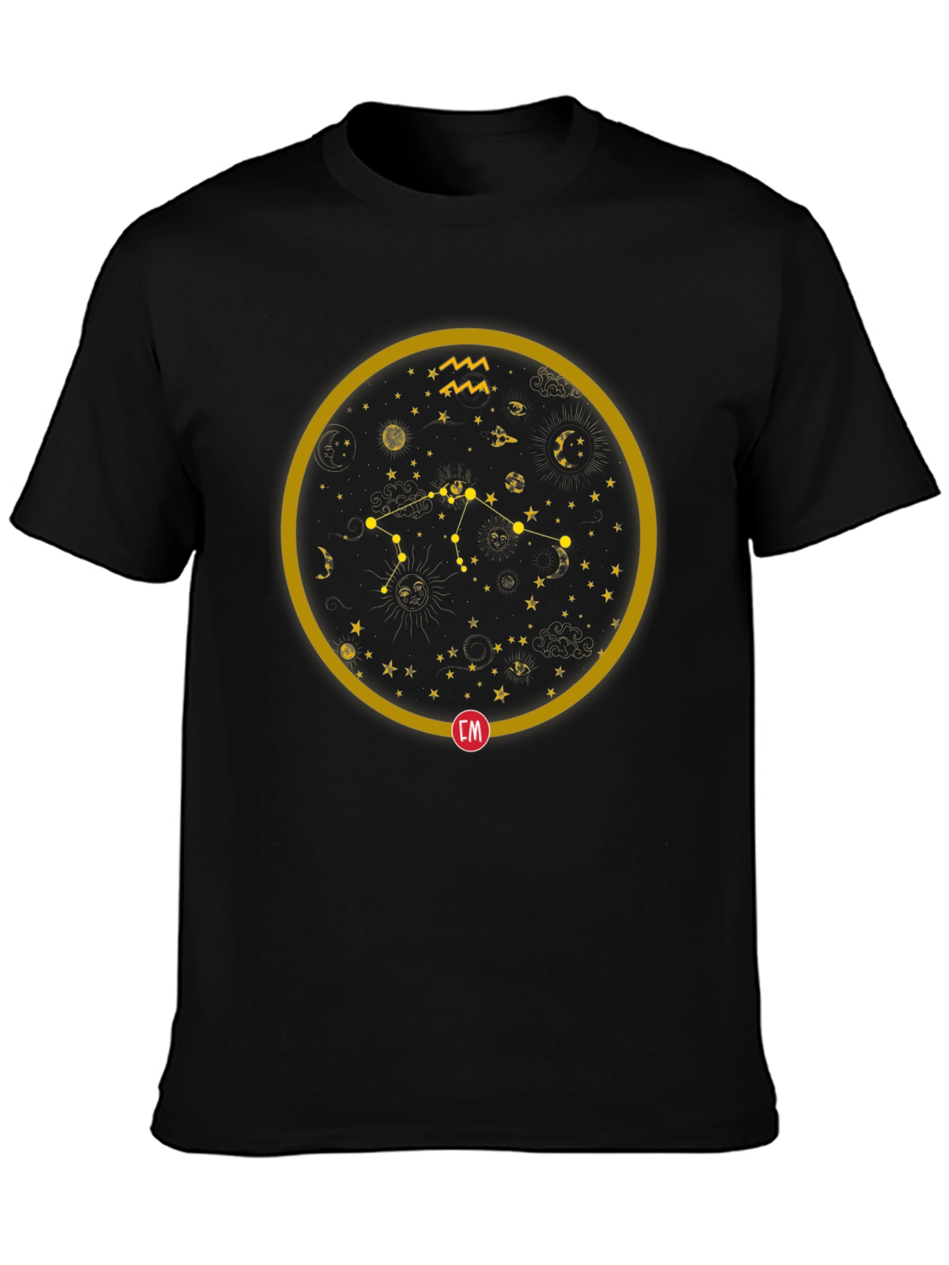 Aquarius Constellation Graphic Tee