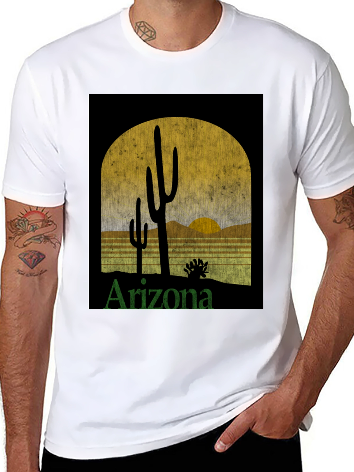 Arizona Cactus Desert Graphic Tee
