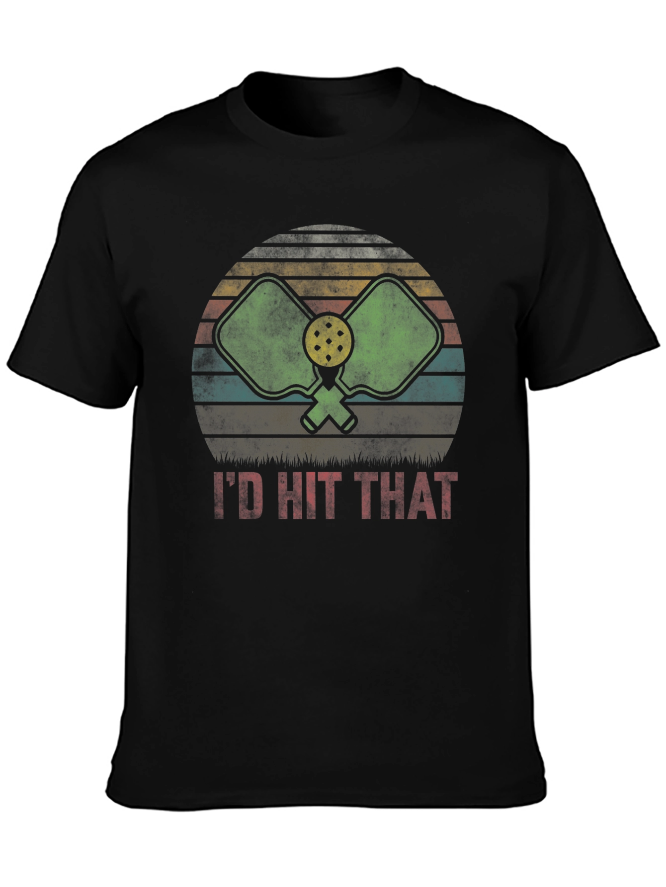 Id Hit That Pickleball T-Shirt Retro Graphic Tee