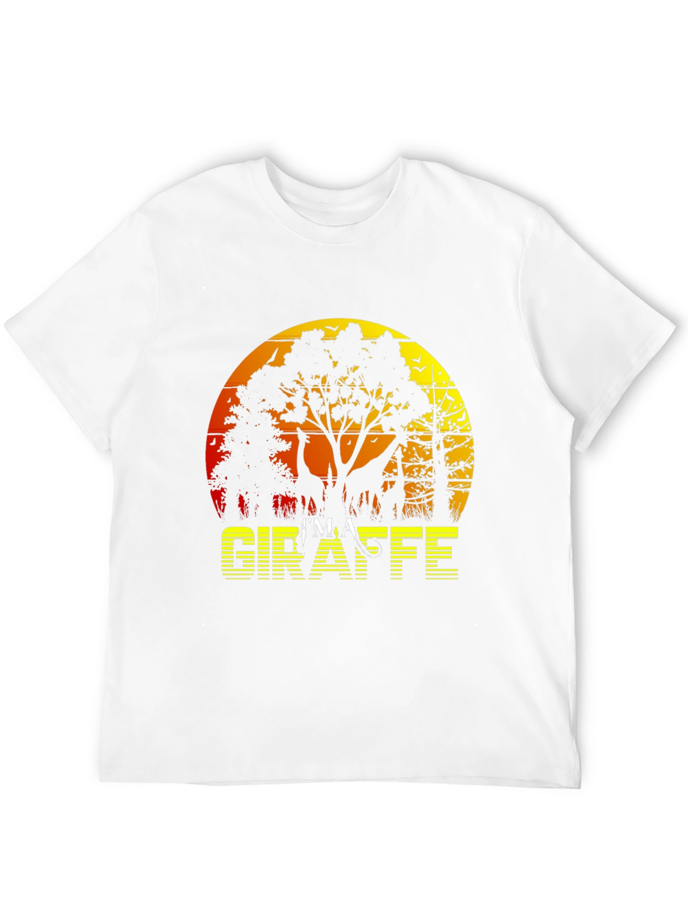 Im a Giraffe Sunset Graphic Tee
