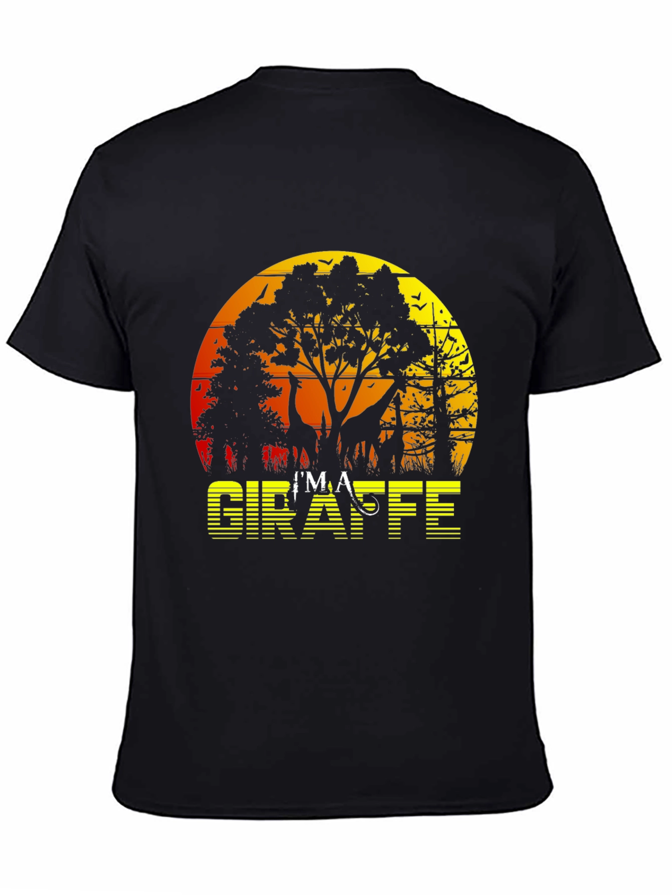 Im a Giraffe Sunset Graphic Tee