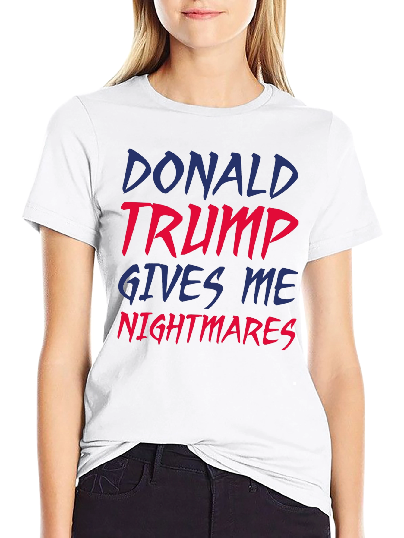 Donald Trump Nightmares Graphic Tee - Unisex Black T-Shirt