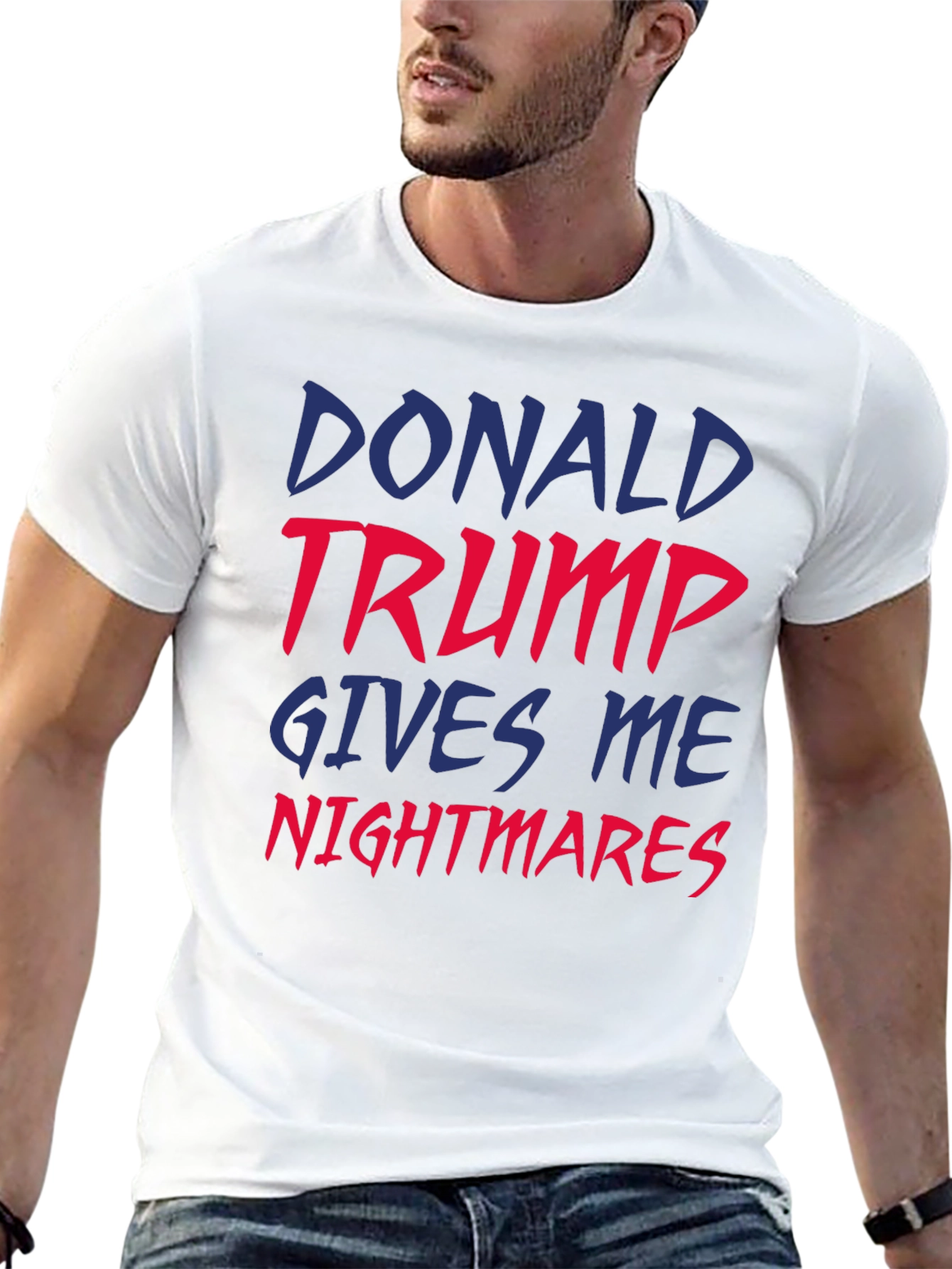 Donald Trump Nightmares Graphic Tee - Unisex Black T-Shirt
