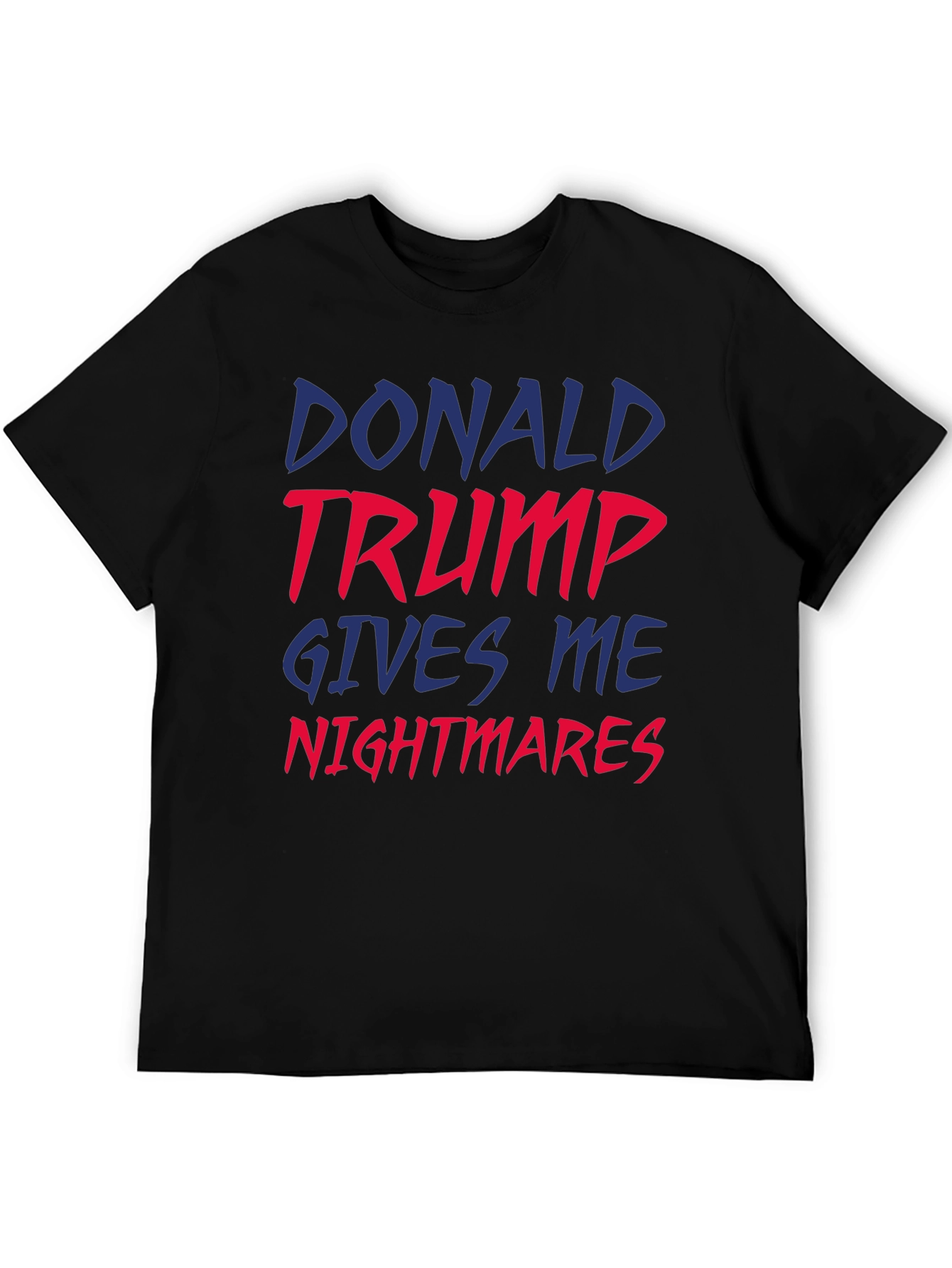 Donald Trump Nightmares Graphic Tee - Unisex Black T-Shirt