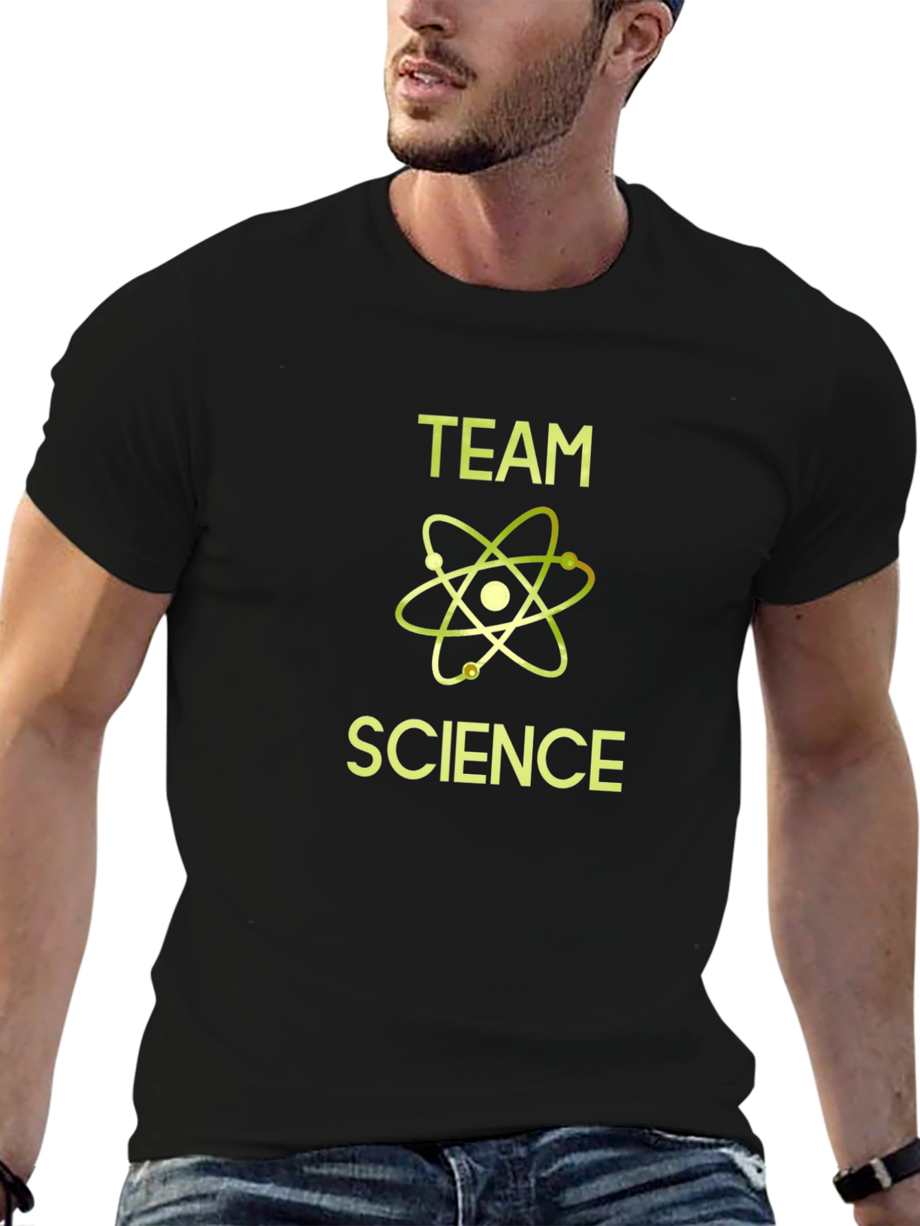 Team Science T-Shirt - Black Graphic Tee