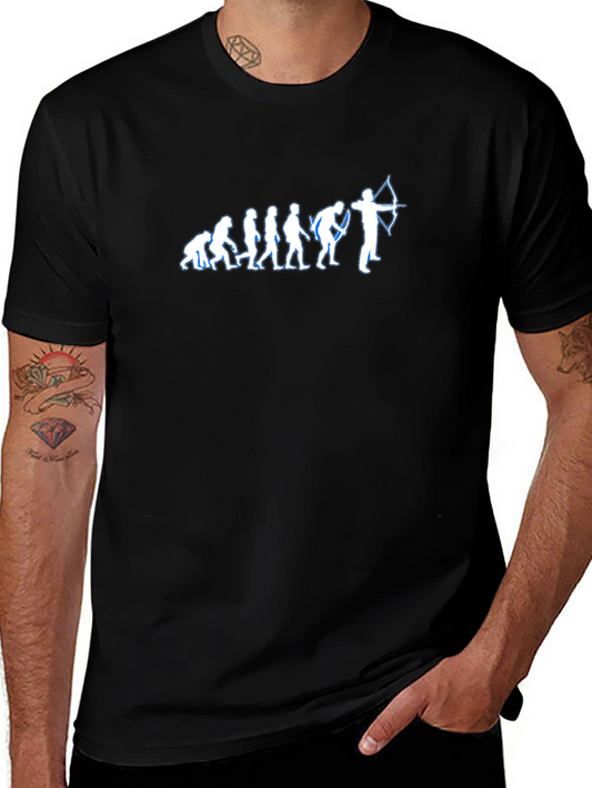 Evolution Archer T-Shirt: Funny Archery Gift