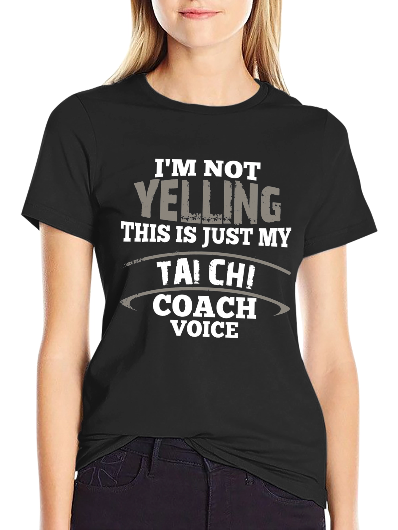 Tai Chi Coach Voice T-Shirt - Funny Novelty Tee