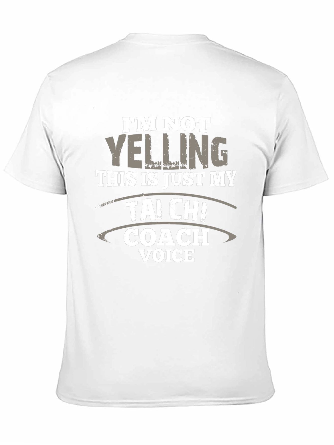 Tai Chi Coach Voice T-Shirt - Funny Novelty Tee