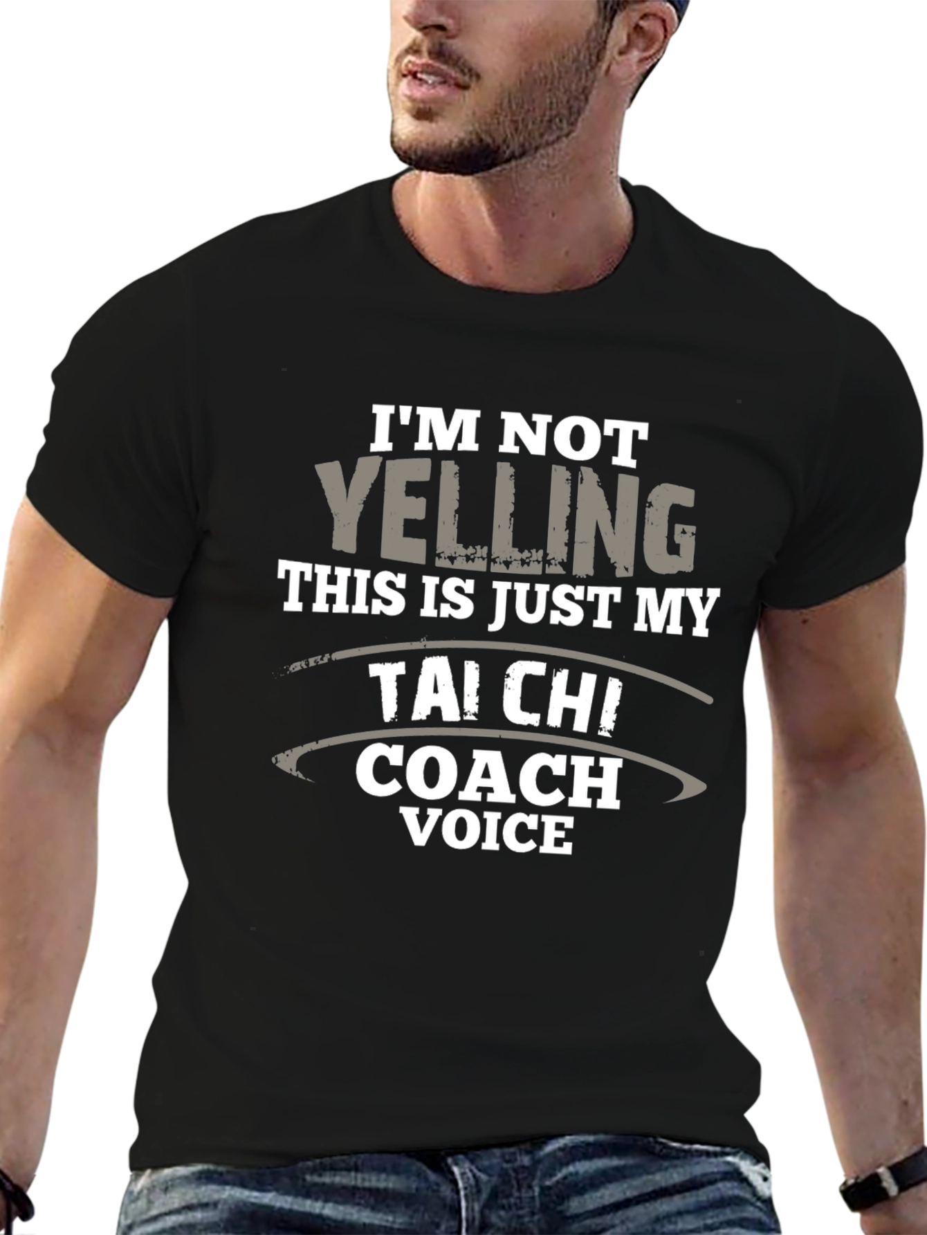 Tai Chi Coach Voice T-Shirt - Funny Novelty Tee