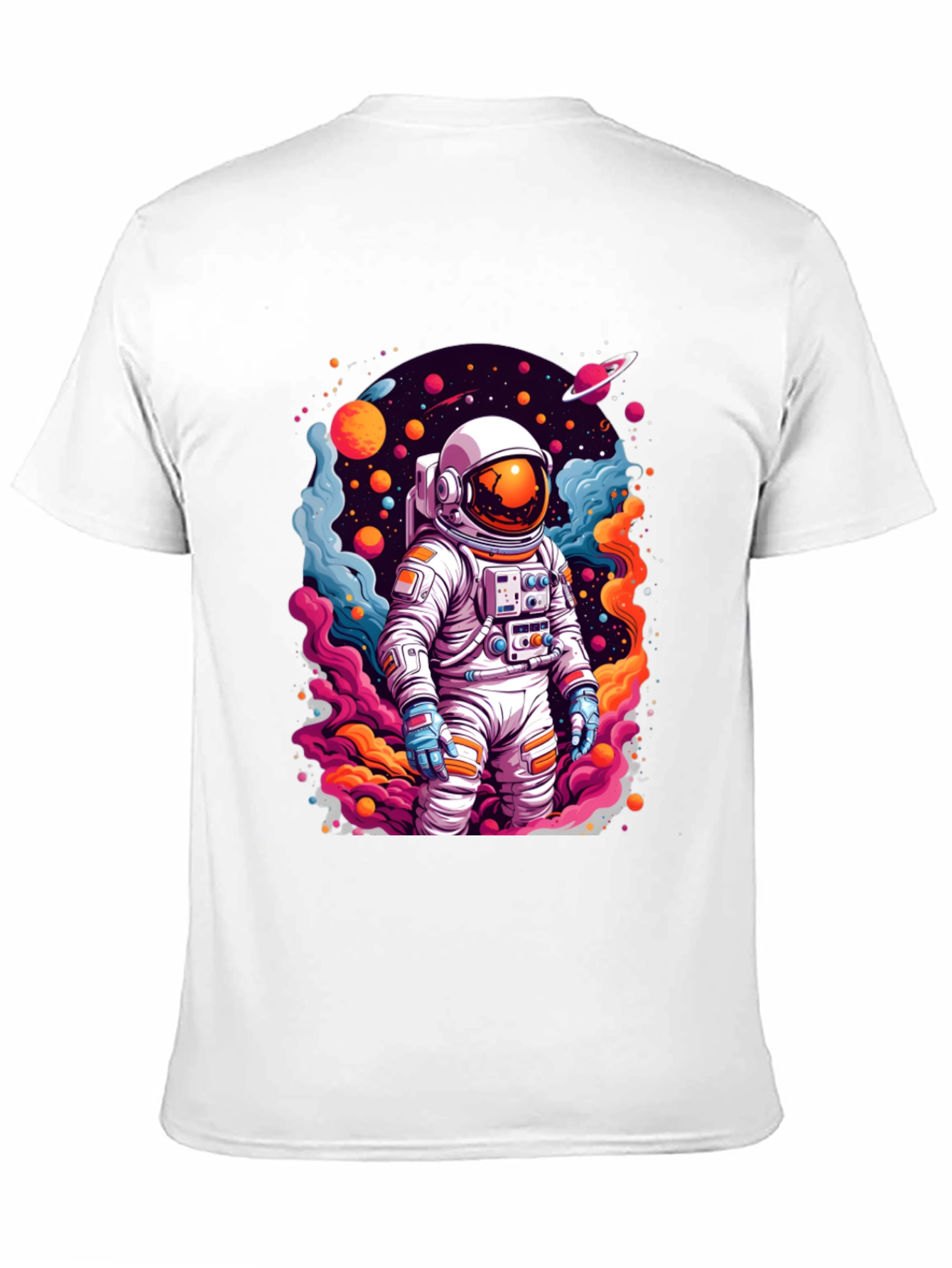 Astronaut in Space T-Shirt - Vibrant Graphic Tee