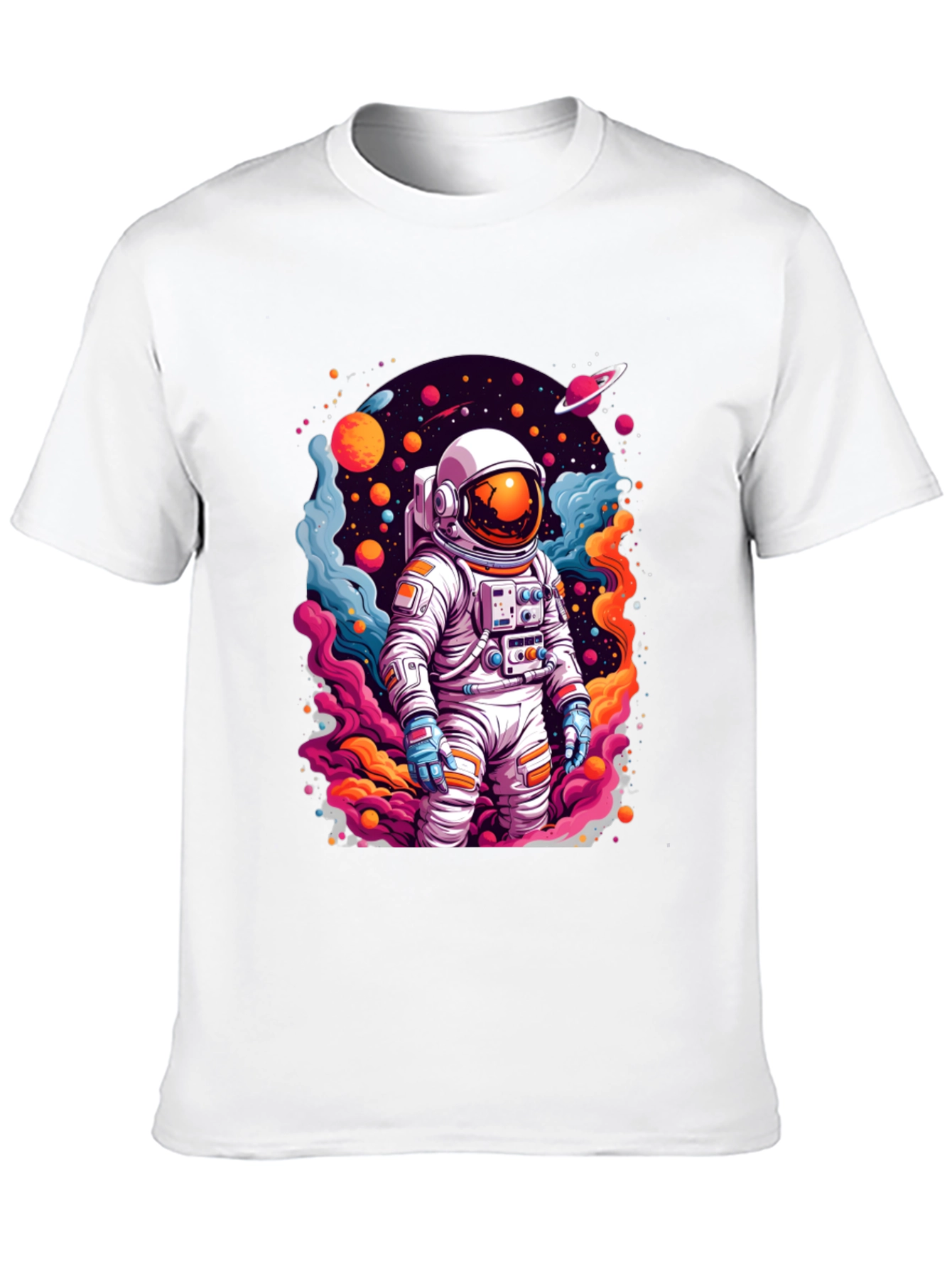 Astronaut in Space T-Shirt - Vibrant Graphic Tee