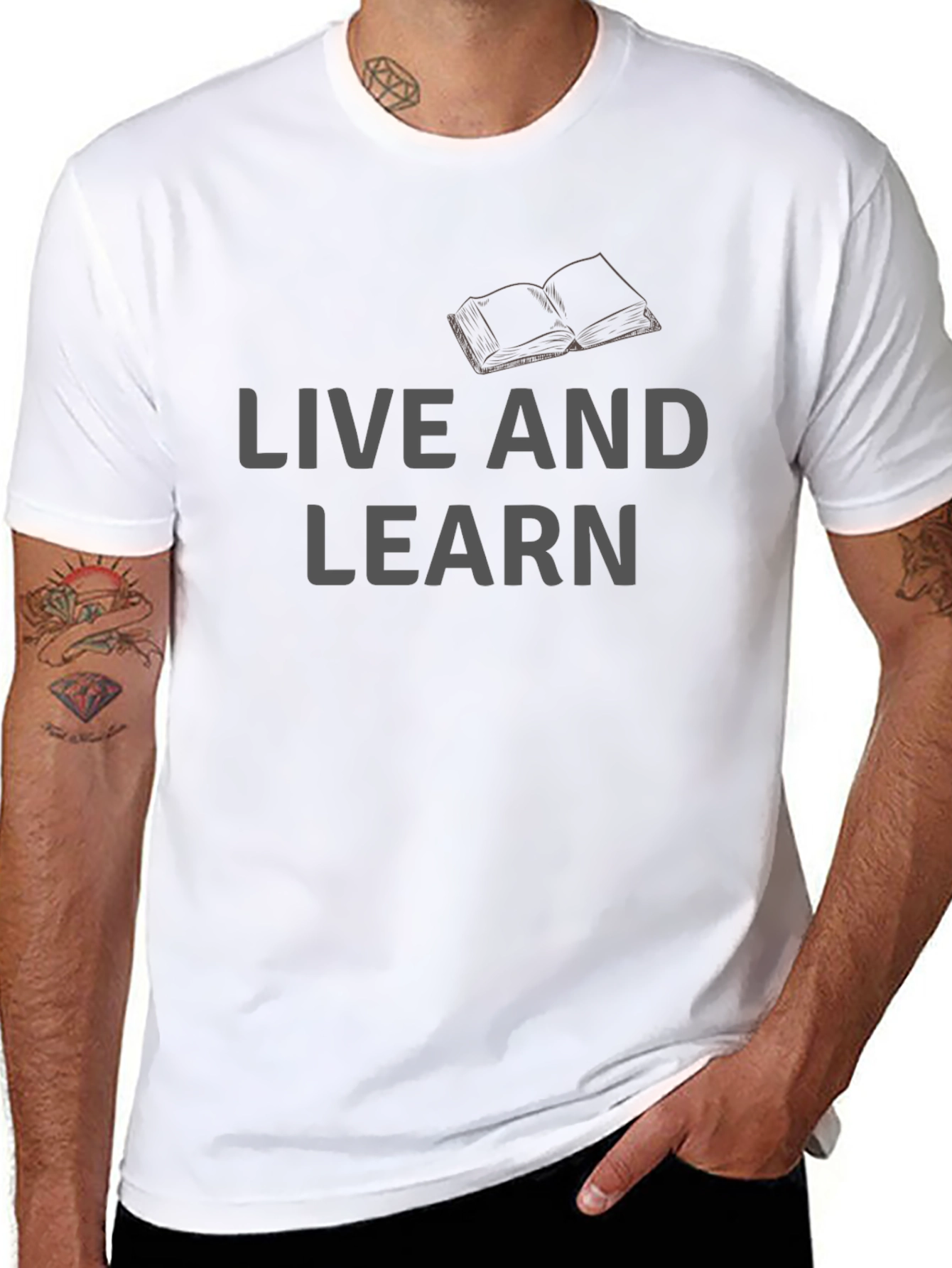 Live and Learn Graphic T-Shirt