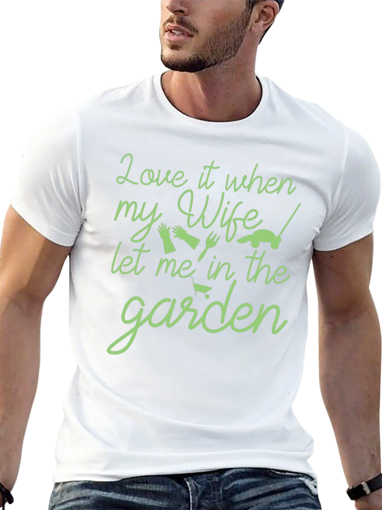 Gardening T-Shirt: Happy Wife Happy Life!
